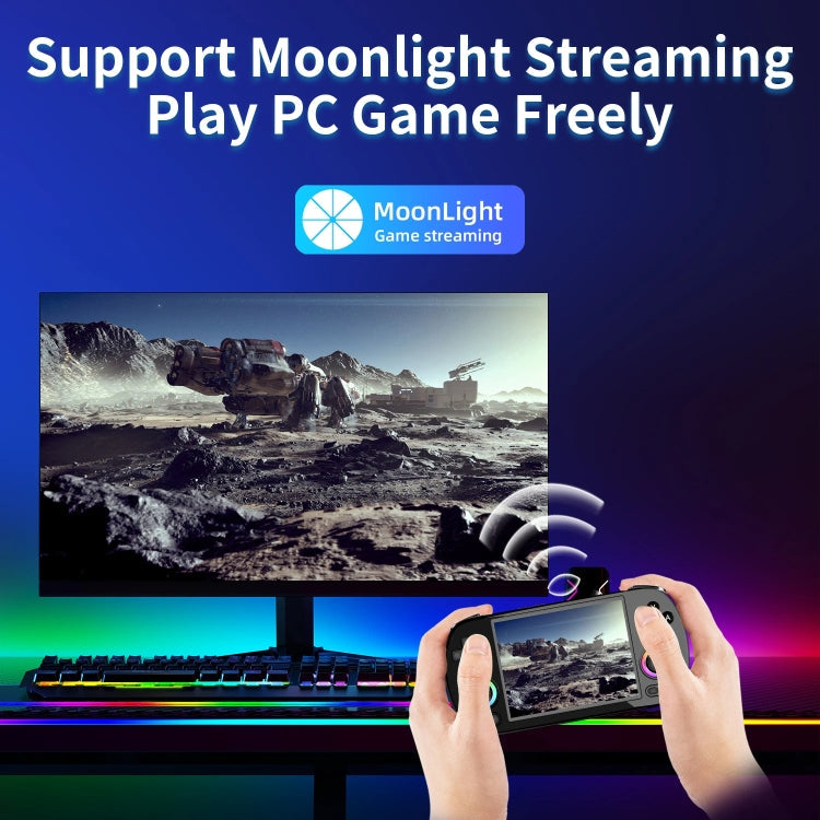 ANBERNIC RG40XXH WIFI Wireless Joystick Pocket Console HDMI Connection TV Online Sparring Game Console 256G(Black)