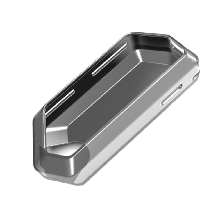 For Flipper Zero Electronic Pet Silicone Full-Cover Protective Case(Transparent Black)