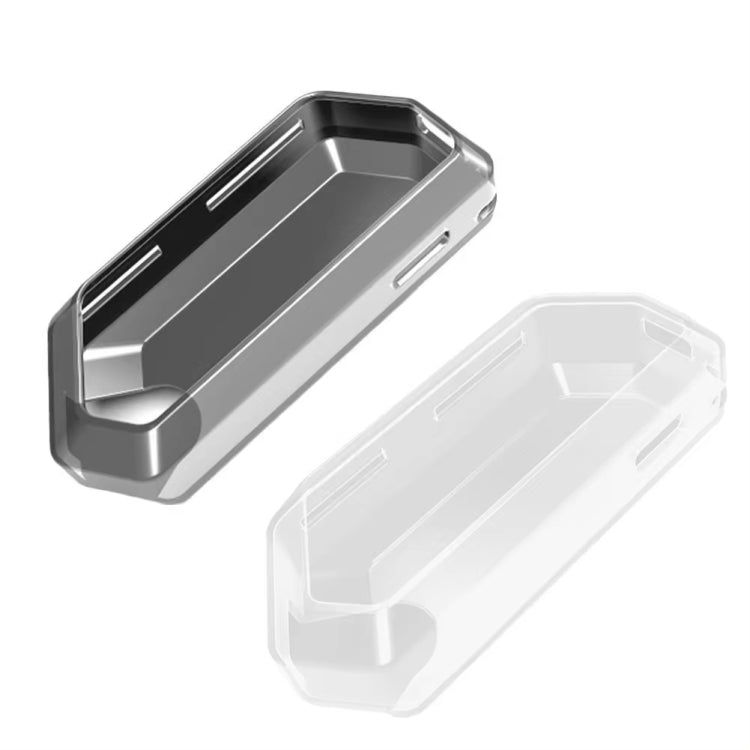 For Flipper Zero Electronic Pet Silicone Full-Cover Protective Case(Transparent White)