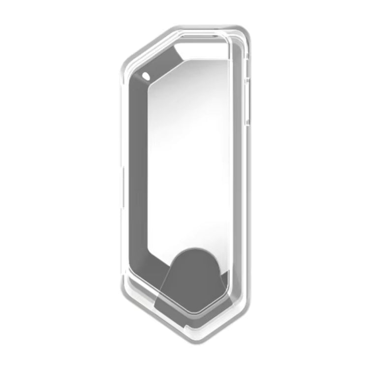 For Flipper Zero Electronic Pet Silicone Full-Cover Protective Case(Transparent Black)