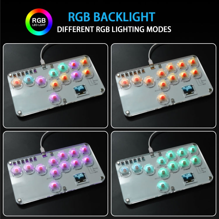 Multiple RGB Light Effect Gaming Keyboard Compatible With PC / Switch / PS3 / PS4