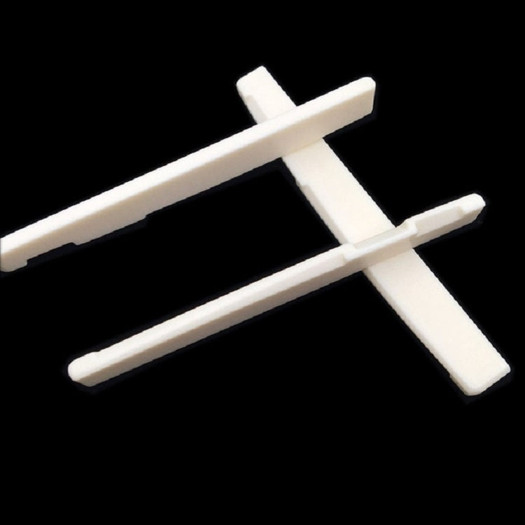 Guitar String Pillow Upper and Lower Ox Bone Pillow Bridge Guitar Accessories(White)