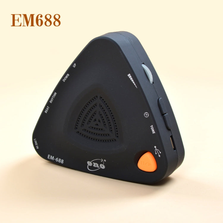 ENO EM-688 Electronic Vocal Rechargeable Metronome For Piano/Guitar/Drum/Guzheng/Violin(Black)