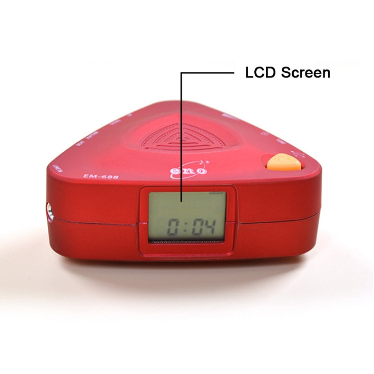 ENO EM-688 Electronic Vocal Rechargeable Metronome For Piano/Guitar/Drum/Guzheng/Violin(Red)