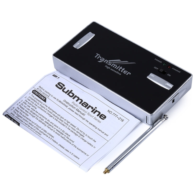 Rechargeable Mini 6-Channel Remote Submarine(Blue)