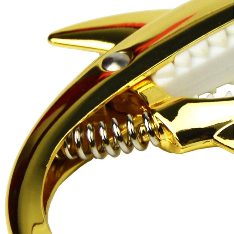 Shark Shape Zinc Alloy Guitar Capo(Rose Gold)