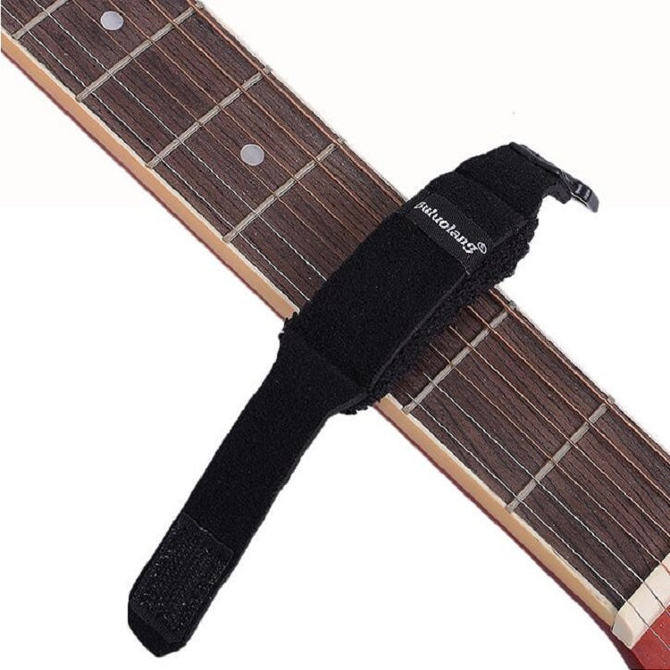 Muffler Band Stop Band Electric Guitar Electric Bass Acoustic Guitar Damper Musical Instrument Accessories, Size:XL(Black)