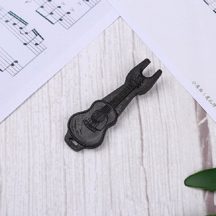 50 PCS Acoustic Guitar String Starter Pull Solid String Cone Guitar Change Tool(Black)