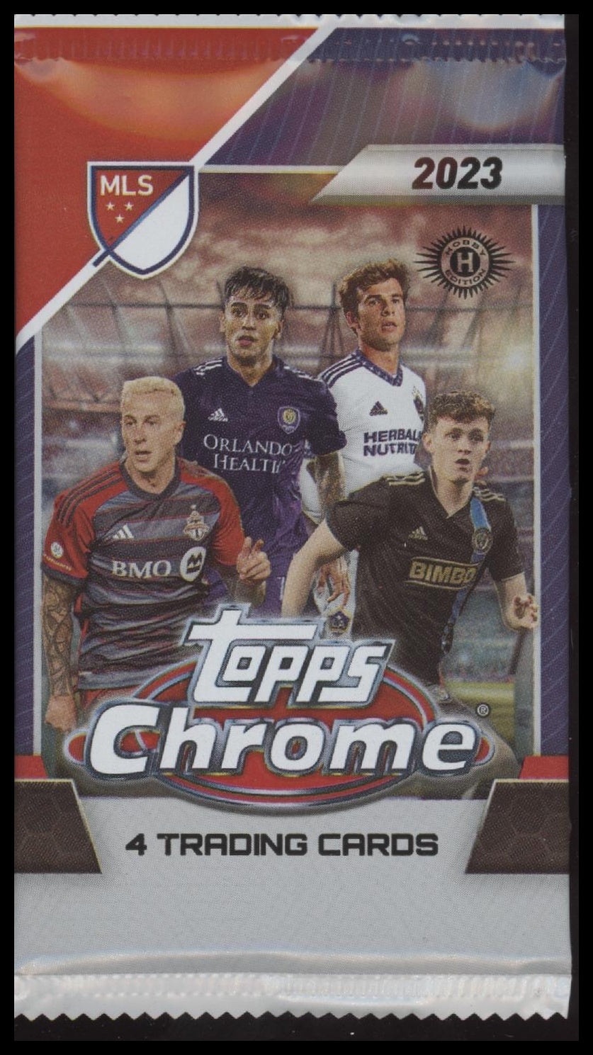 2023 Topps Chrome MLS Hobby Box Single Pack