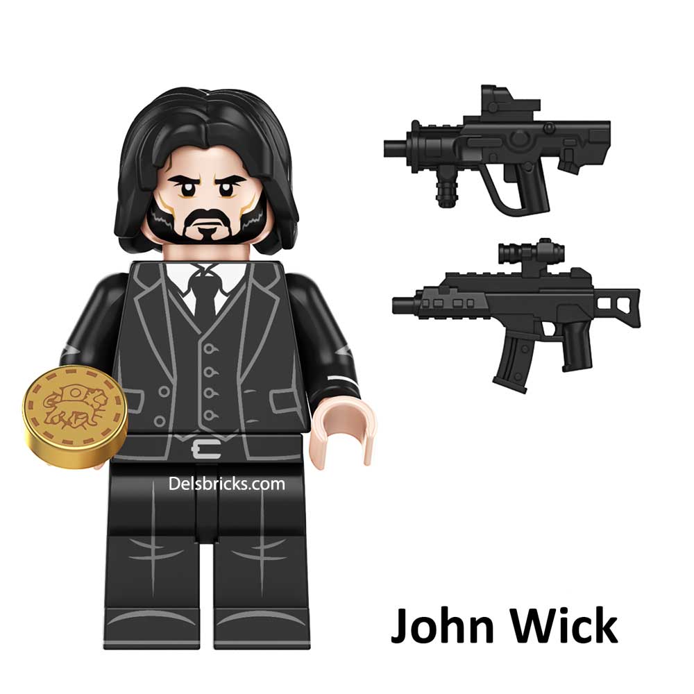 John Wick Lego Minifigures Custom Toys