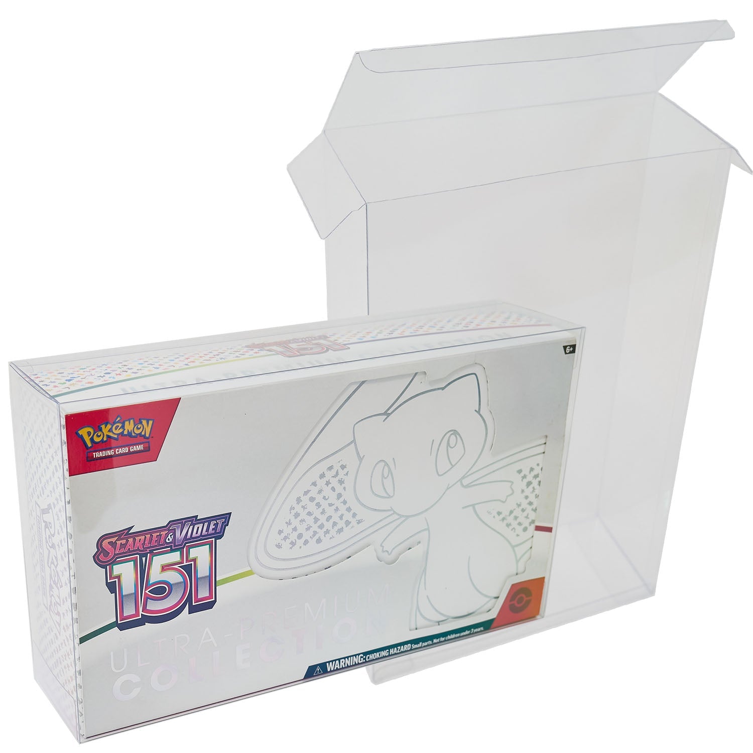 Platinum Protectors for Pokemon 151 UPC Ultra Premium Collection Boxes - UV & Scratch-Resistant