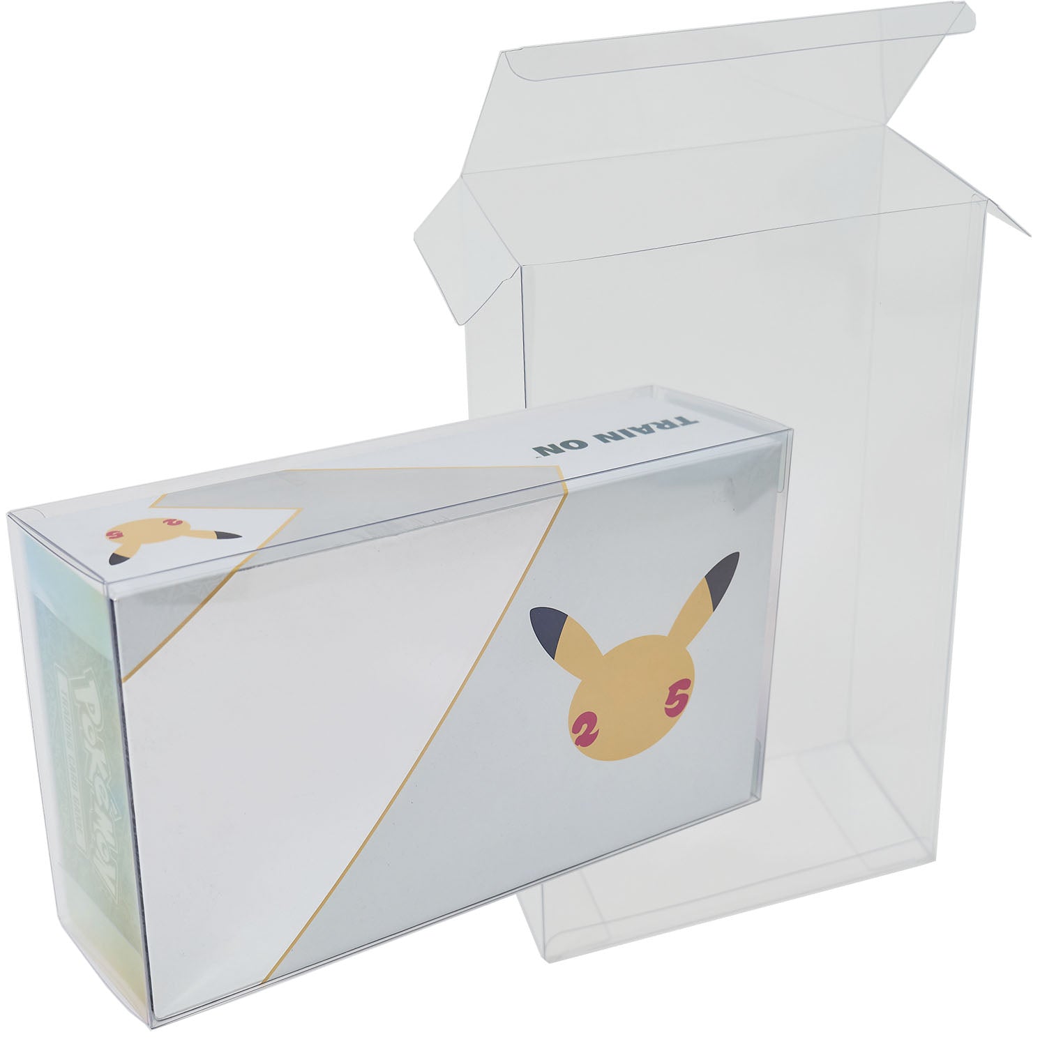 Platinum Protectors for Pokemon Ultra Premium 25th Anniversary Celebrations UPC Boxes - UV & Scratch-Resistant