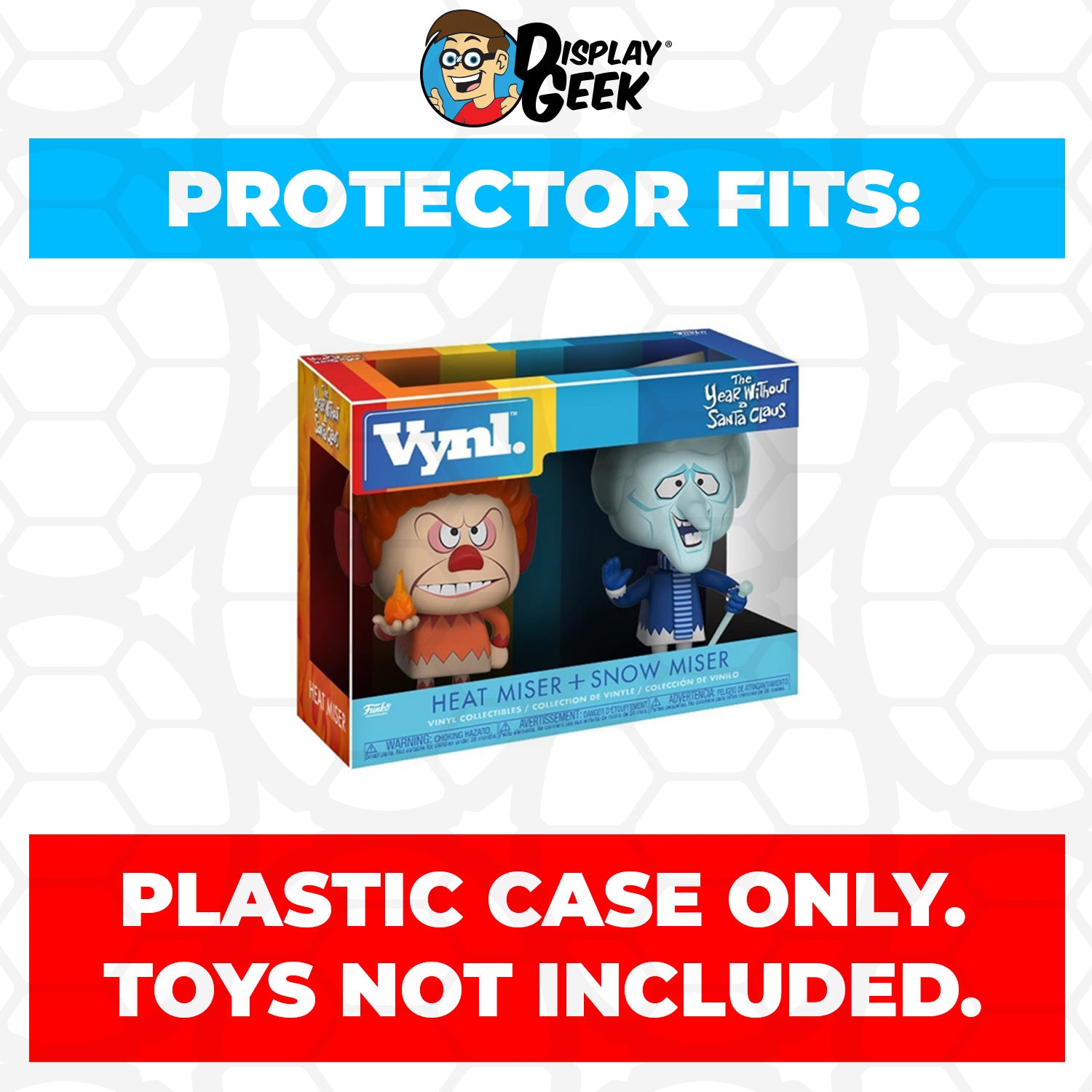 Pop Protector for Vynl 2 Pack Heat Miser & Snow Miser Funko