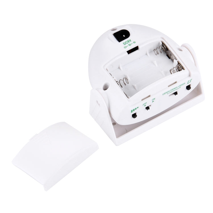5301 Wireless Infrared Motion Sensor Welcome Alarm Intelligent Greeting Warning Doorbell, IR Distance: 10m(White)