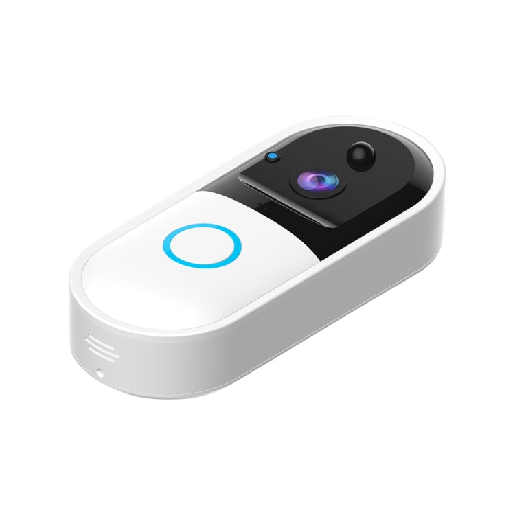 B50 720P Smart WiFi Video Visual Doorbell, Support Phone Remote Monitoring & Night Vision & SD Card (White)