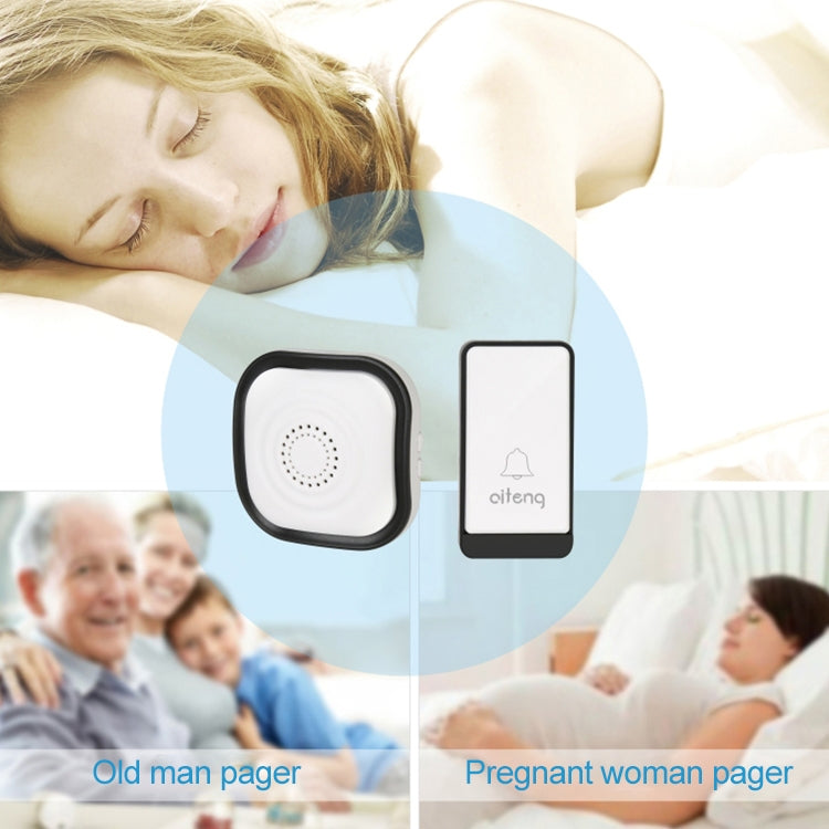 AITENG V029J Wireless Batteryless WIFI Doorbell, US Plug