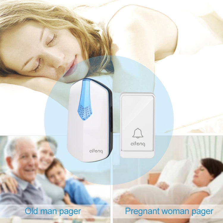 AITENG V026J Wireless Batteryless WIFI Doorbell, US Plug