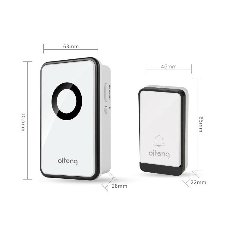 AITENG V018J Wireless Batteryless WIFI Doorbell, UK Plug