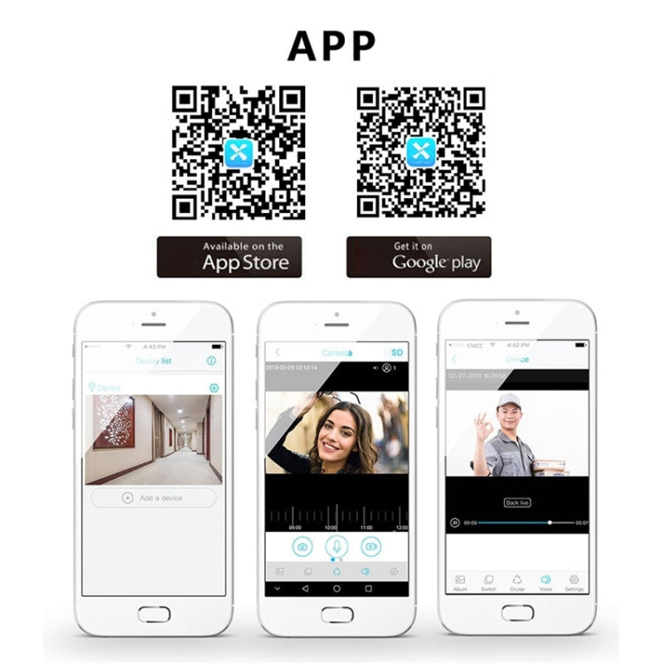 M108 720P 6400mAh Smart WIFI Video Visual Doorbell,Support Phone Remote Monitoring & Real-time Voice Intercom (Black)