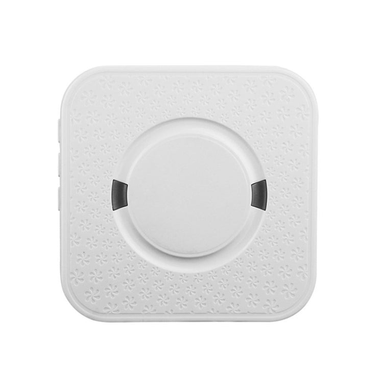 P6 110dB Wireless IP55 Waterproof Low Power Consumption WiFi Doing-dong Doorbell Receiver, Receiver Distance: 300m, EU Plug(White)