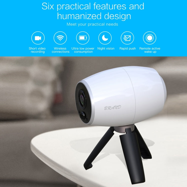 X3 1080P WiFi Smart Video IP54 Waterproof Digital Camera Door Viewer, Support TF Card & Infrared Night Vision(White)