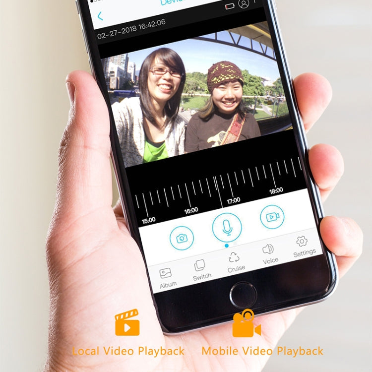 M200A 1080P WiFi Intelligent Round Button Video Doorbell, Support Infrared Motion Detection & Adaptive Rate & Two-way Intercom & Remote / PIR Wakeup(White)