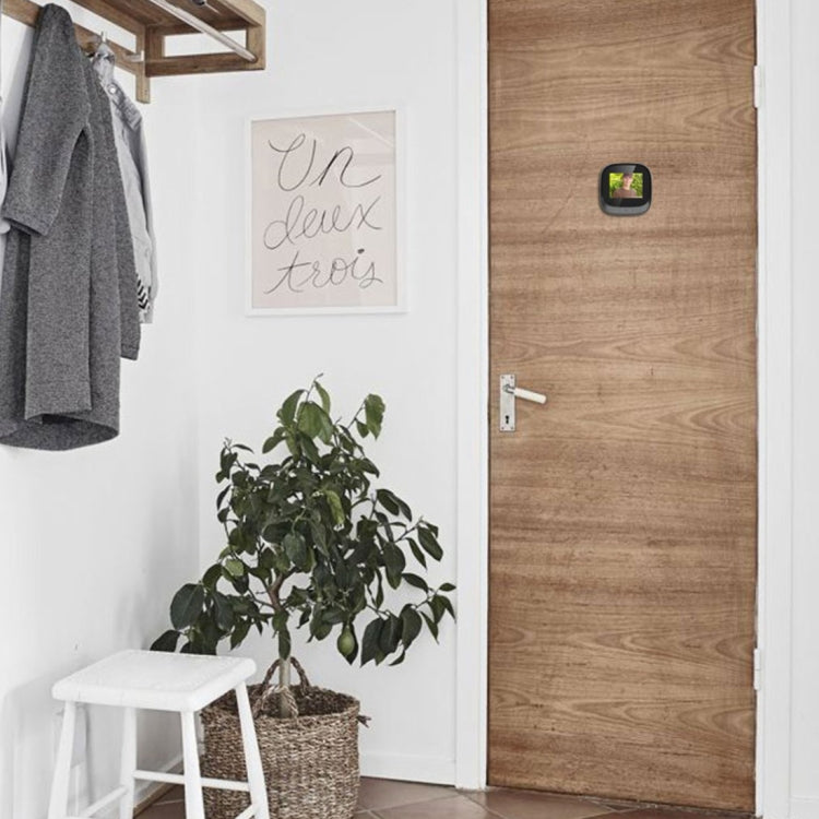 DD3 2.4 inch TFT Screen 0.3MP Security Digital Door Viewer, Support Infrared Night Vision & 90 Degrees Wide Angle (Black)