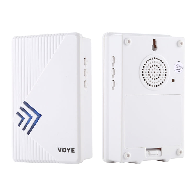 VOYE V022A Home Music Remote Control Wireless Doorbell with 38 Polyphony Sounds (White)