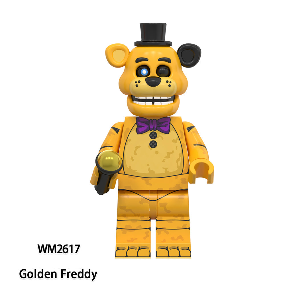 Five Nights At Freddys Movie Golden Freddy Lego Minifigures custom toys