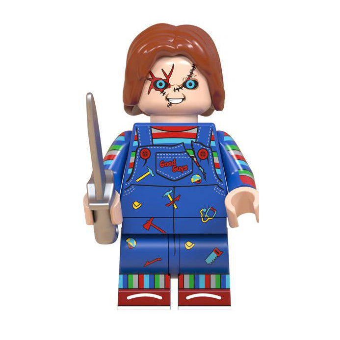 Chucky Child's Play - Dark Blue Lego Minifigures