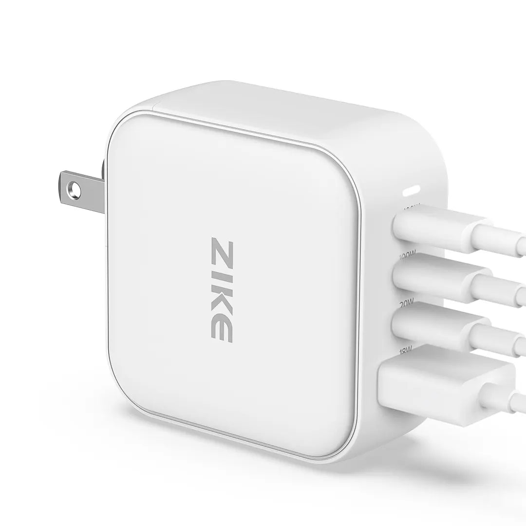 ZIKE Z310 100W GaN USB-C 4 Ports Wall Phone Charger