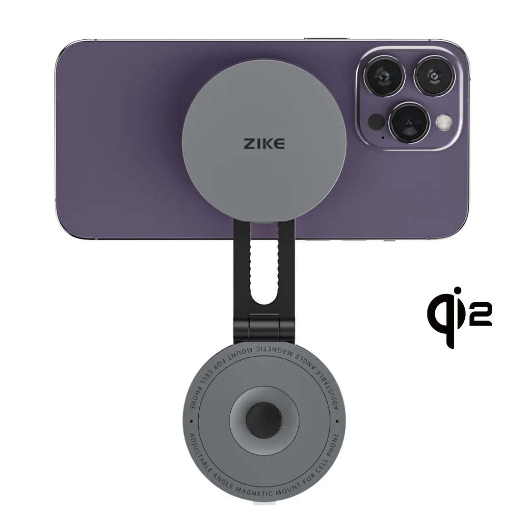 ZIKE Z677 15W Qi2 Tesla Magnetic Wireless Charger Phone Holder