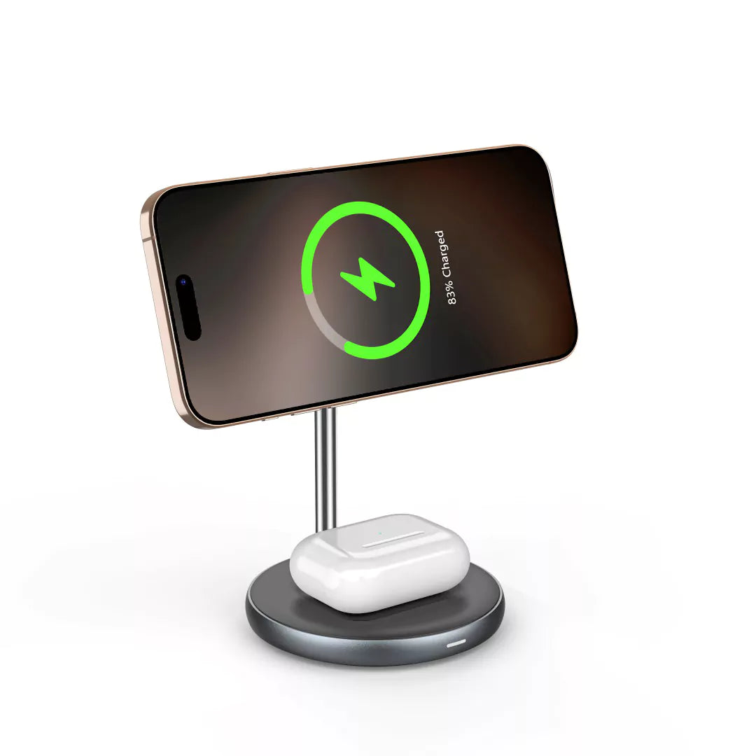 ZIKE Z461 2-in-1 Magnetic Wireless Charger