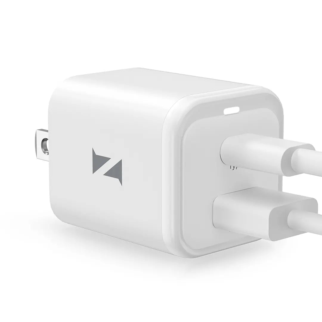 ZIKE Z1333 35W GaN USB-C + USB-A Dual-Port Wall Charger
