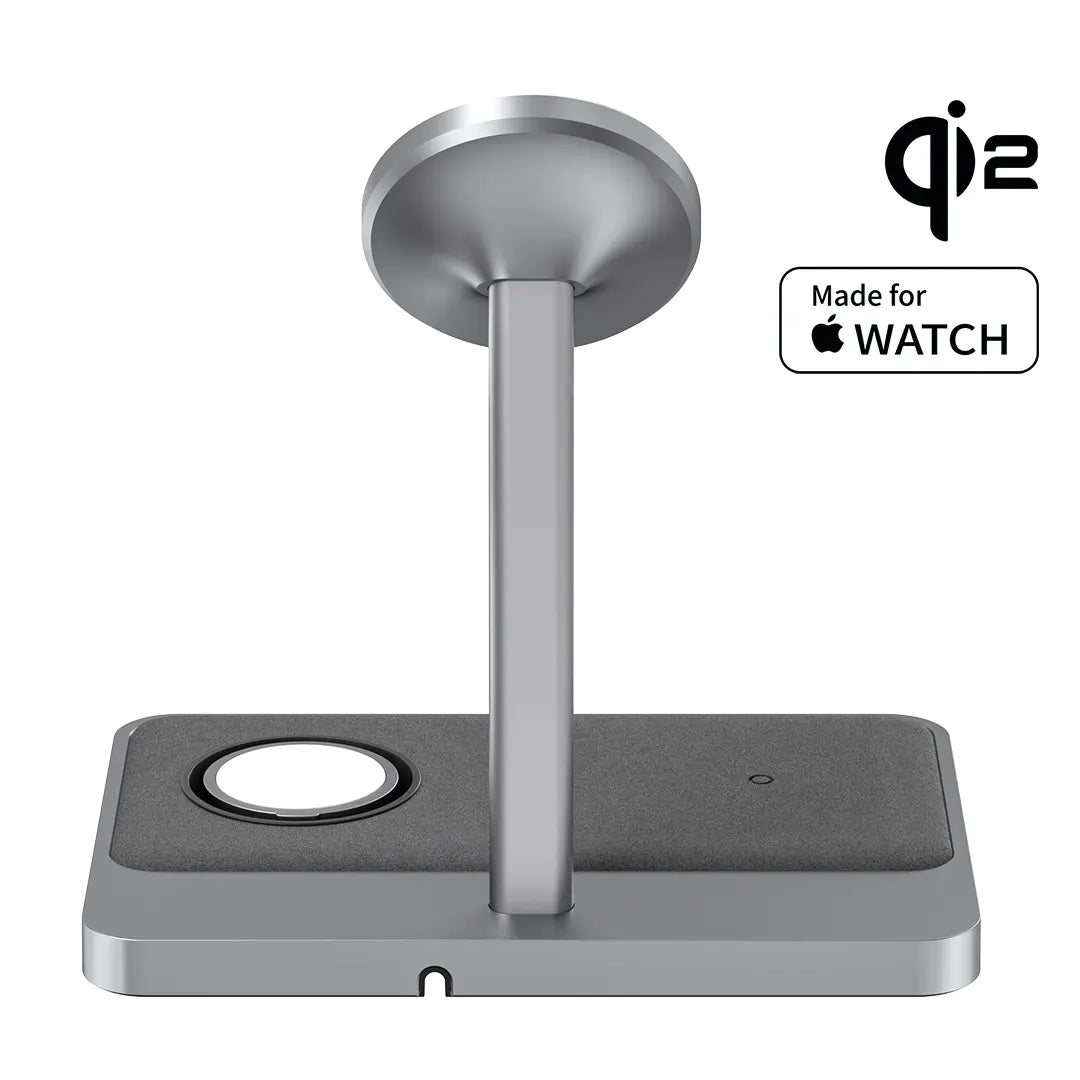 ZIKE Z557C 3-in-1 Qi2 & MFW Magnetic Wireless Charging Stand