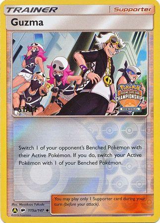 Guzma (115a/147) (Regional Championship Promo Staff) [Sun & Moon: Burning Shadows]
