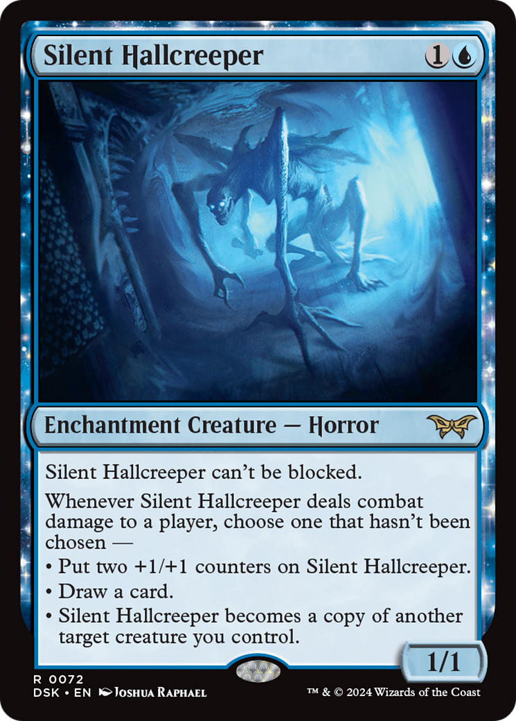 Silent Hallcreeper (DSK-072) - Duskmourn: House of Horror: (enchantment)