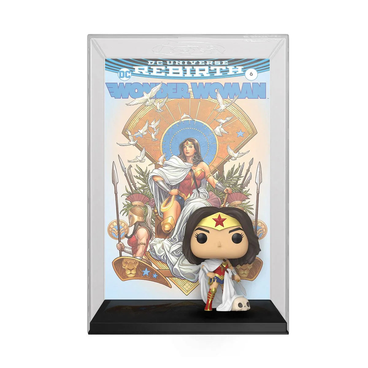 Funko Comic Cover: Wonder Woman 80th Rebirth on Throne