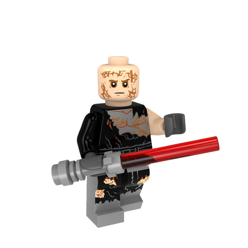 Anakin Skywalker Burned Vader Lego  Minifigures