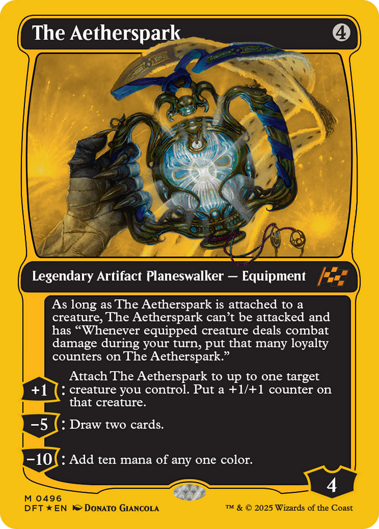 The Aetherspark (DFT-496) - Aetherdrift Foil