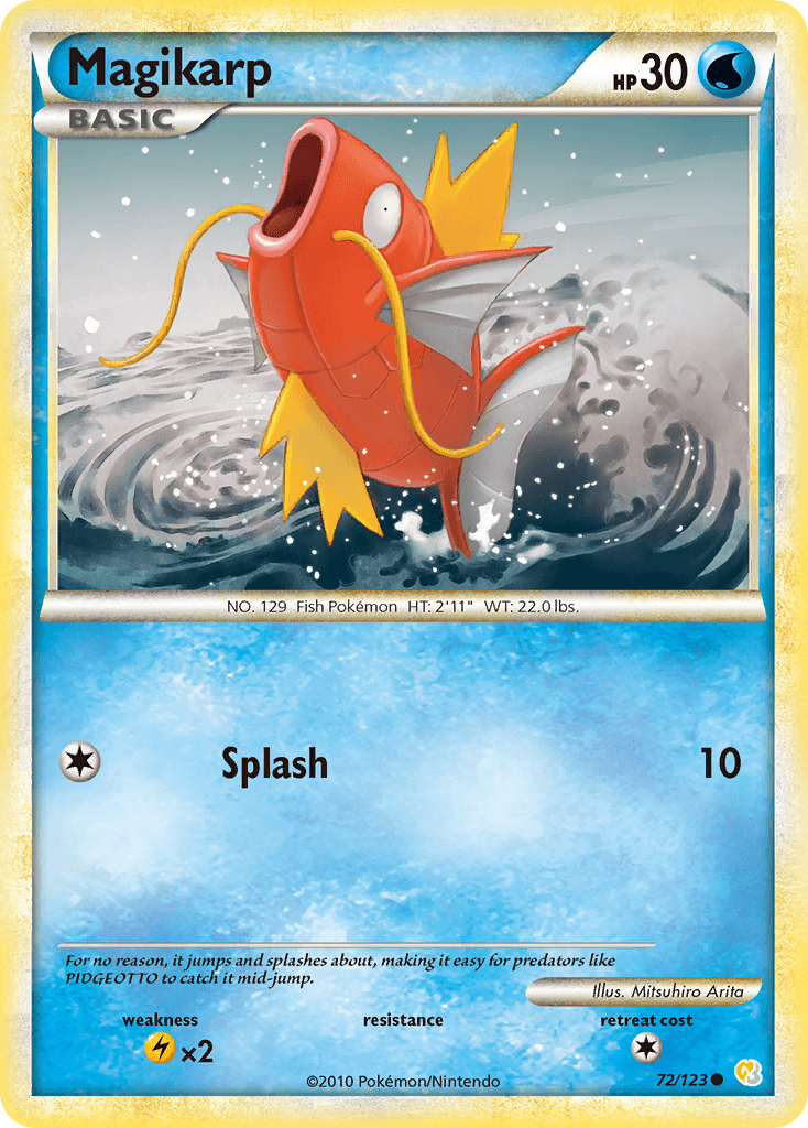 Magikarp (72/123) [HeartGold & SoulSilver: Base Set]