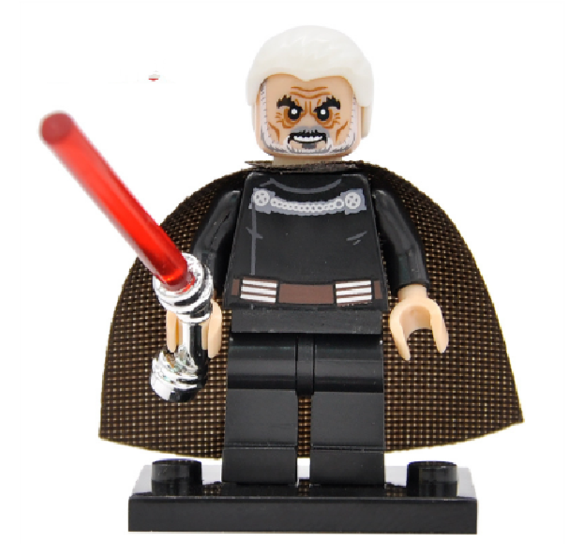 Count Dooku (Film Version) Lego Minifigures Custom Toys