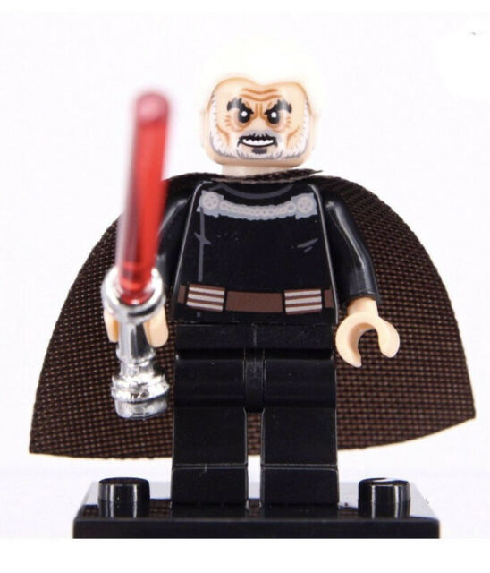 Count Dooku (Film Version) Lego Minifigures Custom Toys