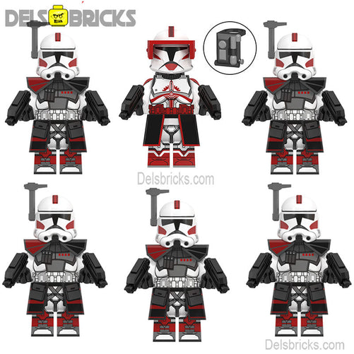 Commander Fox Coruscant ARC Clone Troopers Lego Minifigures Custom T