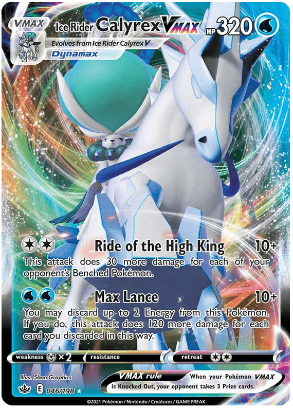 Ice Rider Calyrex VMAX (046/198) [Sword & Shield: Chilling Reign]