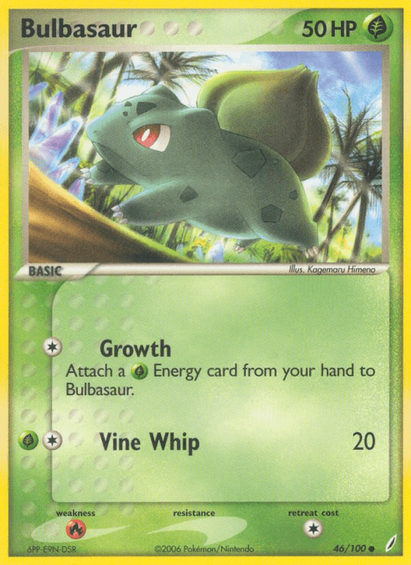 Bulbasaur (46/100) [EX: Crystal Guardians]
