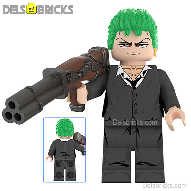 Roronoa Zoro One Piece Lego Anime Minifigures Custom Toys NEW 2
