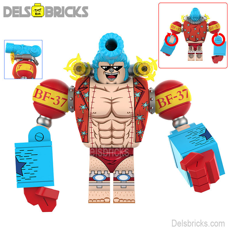 Franky Big Figure ONE PIECE Anime Lego Minifigures custom toys 2