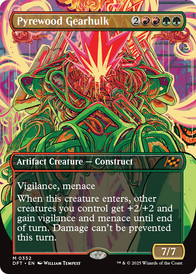 Pyrewood Gearhulk (DFT-352) - Aetherdrift (Borderless)