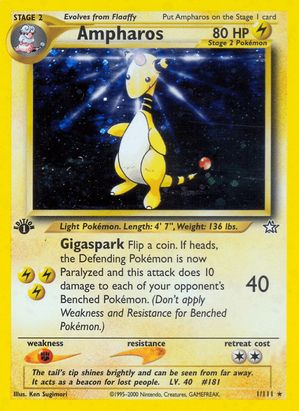 Ampharos (1/111) [Neo Genesis 1st Edition]